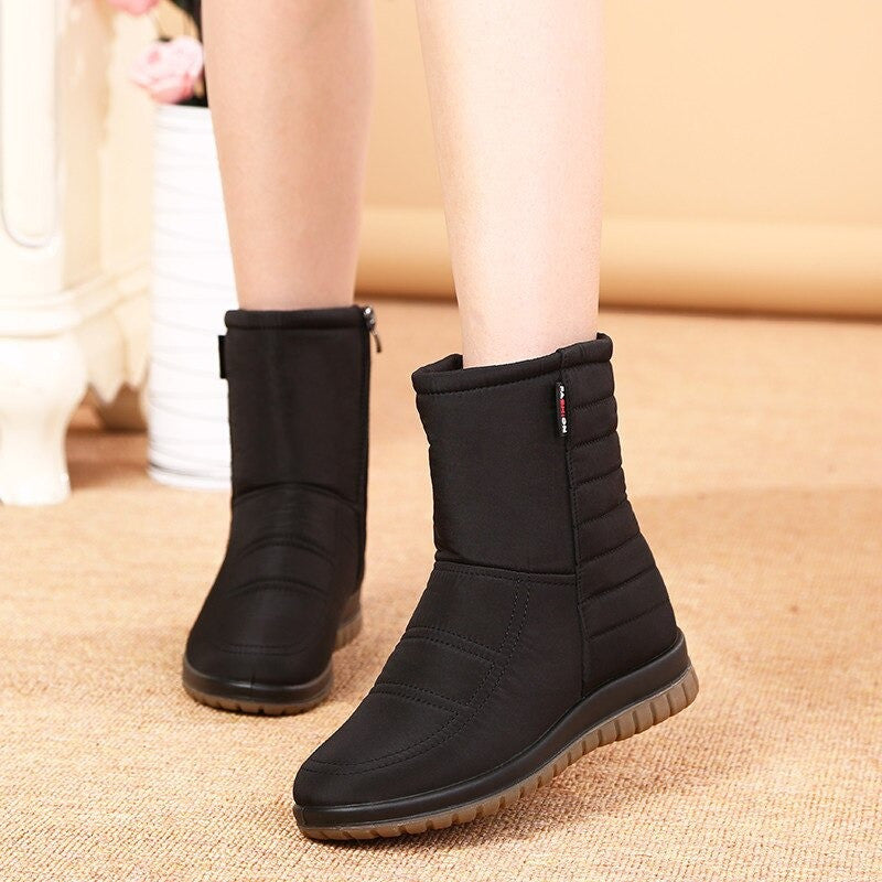 Groovywish Women Orthopedic Boots Waterproof Fur Ankle Shoes - - DYAVOR®
