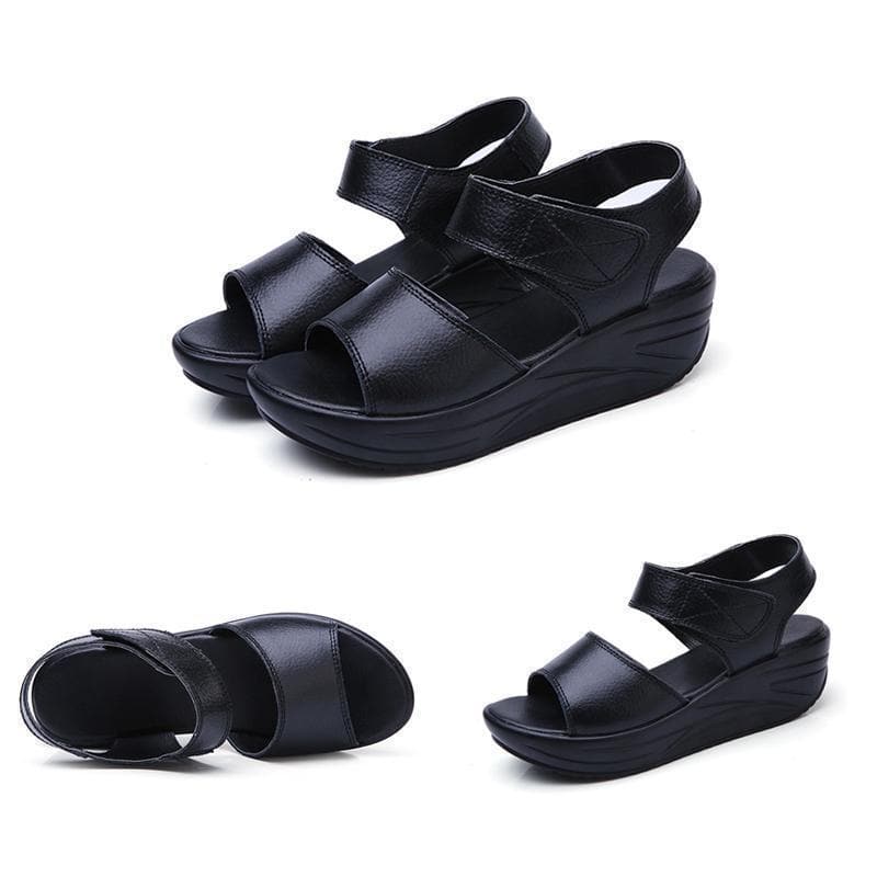 Comfortable Platform Wedge Sandal With Style - Shoes - DYAVOR®