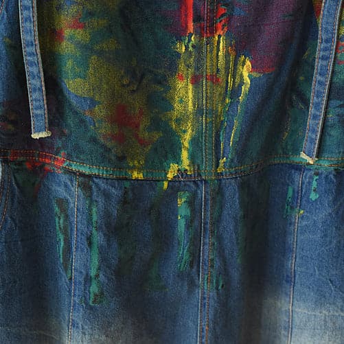 Fall oversized denim jumpsuits casual blue jeans denim outfits cute -  - DYAVOR®