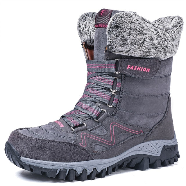 GRW Orthopedic Women Boots Arch Support Warm NonSlip High Top Boots - - DYAVOR®