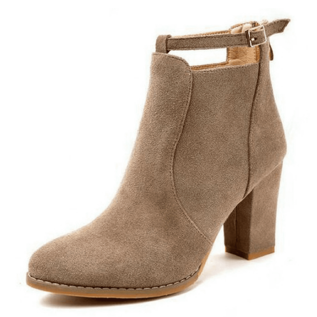 Kasie Women's Booties with Buckles Ankle Length Shoes - Booties - DYAVOR®