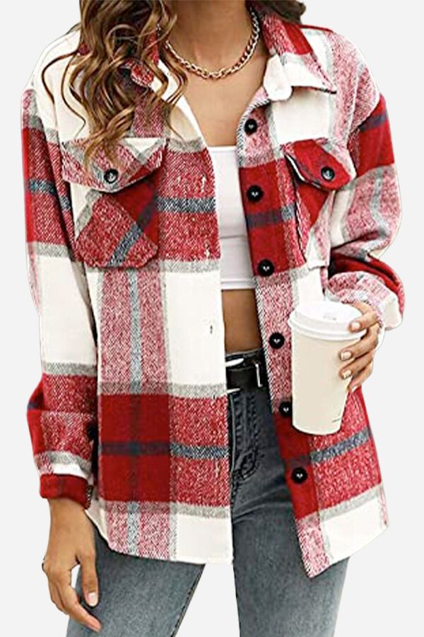 Long Sleeve Plaid Flannel - - DYAVOR®