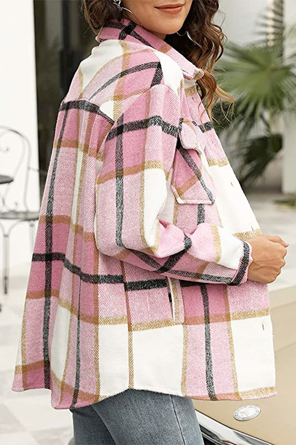 Long Sleeve Plaid Flannel - - DYAVOR®