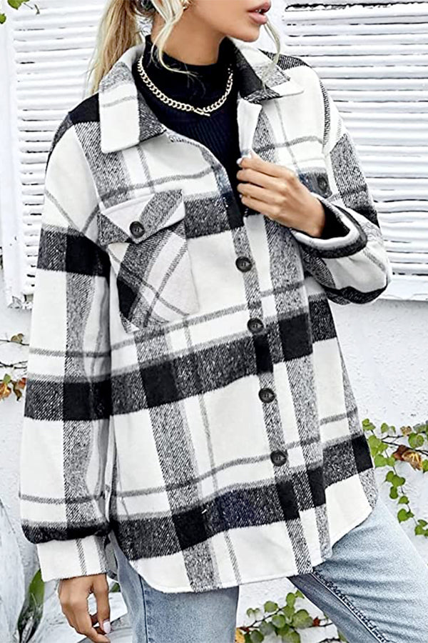 Long Sleeve Plaid Flannel - - DYAVOR®