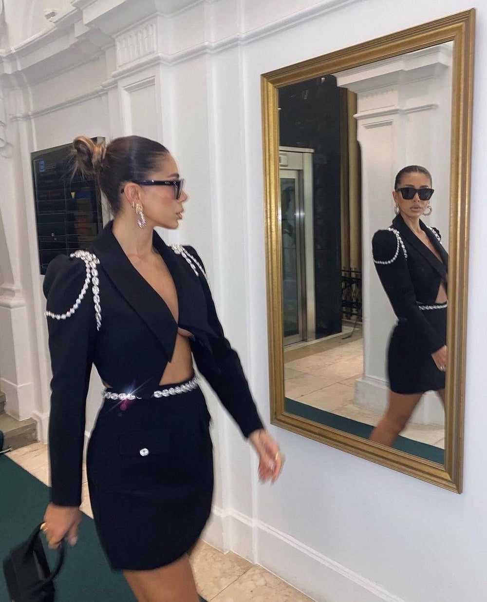 Cropped Jacket Suit - - DYAVOR®