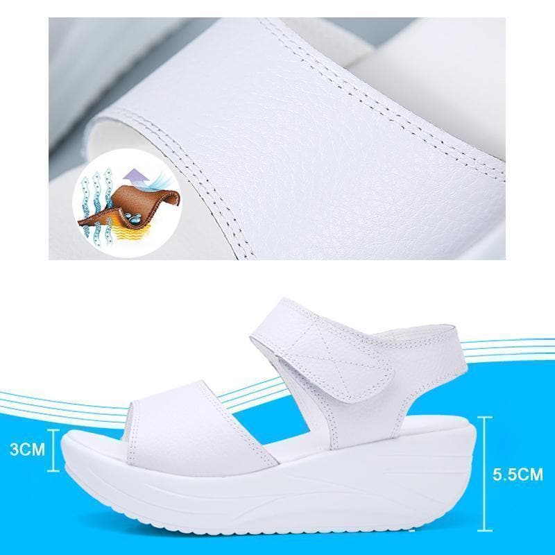 Comfortable Platform Wedge Sandal With Style - Shoes - DYAVOR®