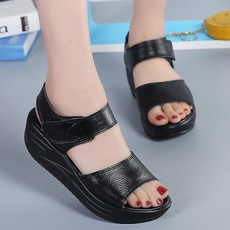 Comfortable Platform Wedge Sandal With Style - Shoes - DYAVOR®
