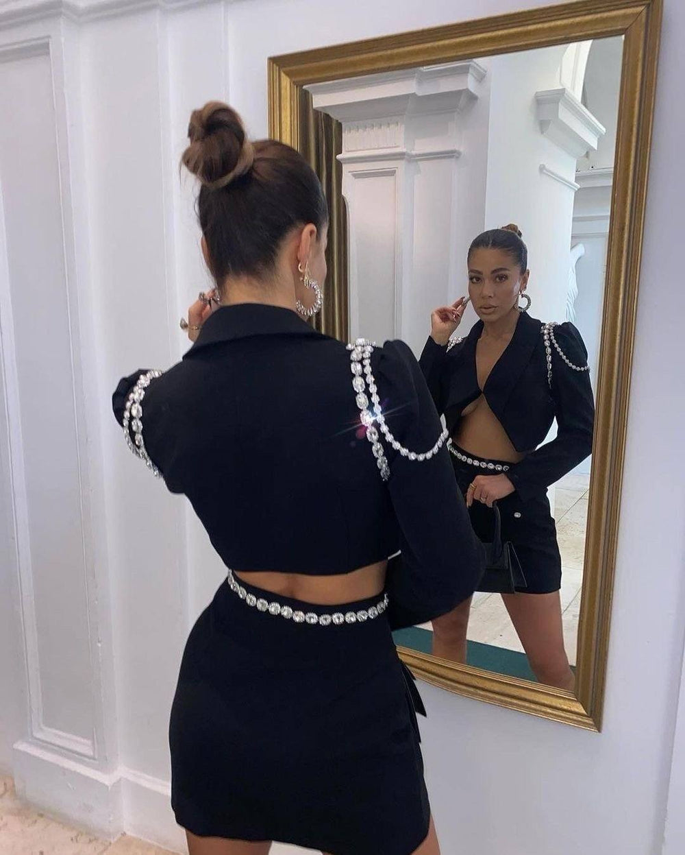 Cropped Jacket Suit - - DYAVOR®