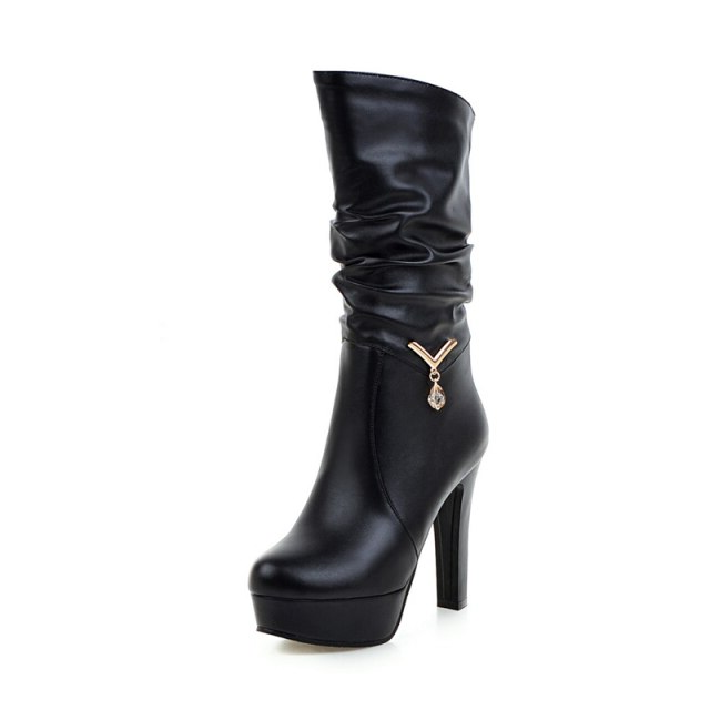 Alicia Women's Platform Fashion Boots - Boots - DYAVOR®
