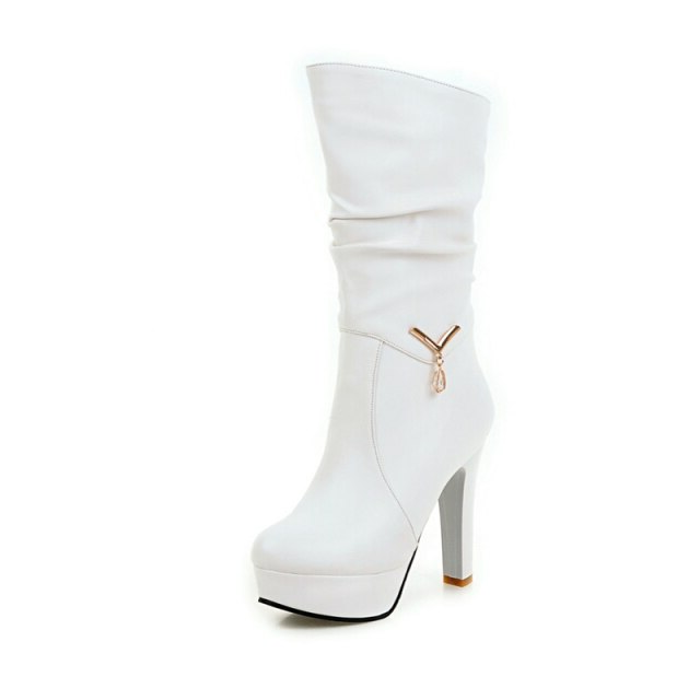 Alicia Women's Platform Fashion Boots - Boots - DYAVOR®