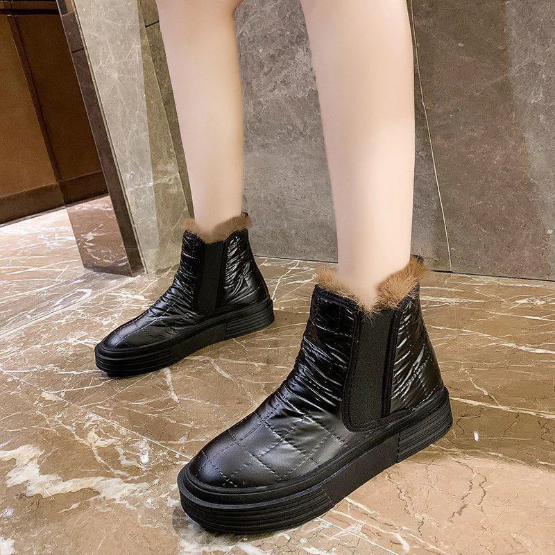 Groovywish Women Orthopedic Casual Fur Ankle Boots Winter Shoes -  - DYAVOR®