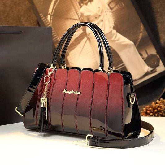 Atmospheric Patent Leather Hand Bag - Hand Bag - DYAVOR®