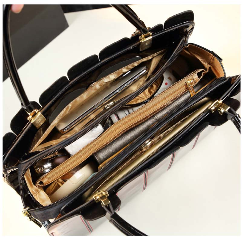 Atmospheric Patent Leather Hand Bag - Hand Bag - DYAVOR®