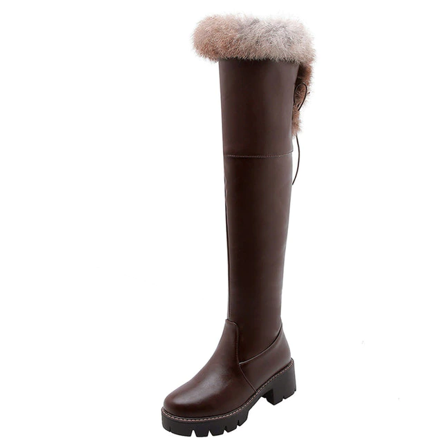 Bayron Women's Warm Snow Black Boots - Boots - DYAVOR®