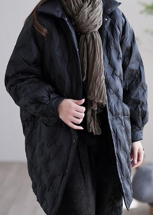 Beautiful Beige Button Warm Casual Winter Duck Down Jackets - Down Jackets - DYAVOR®