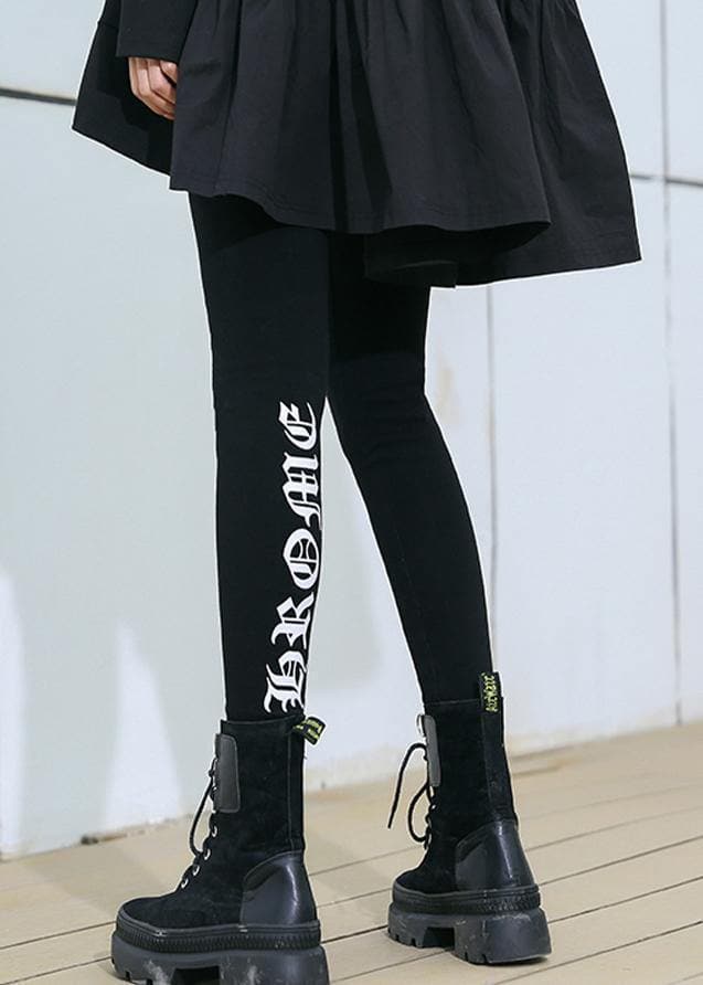 Black leggings female winter large size high waist nine points feet pants women - - DYAVOR®