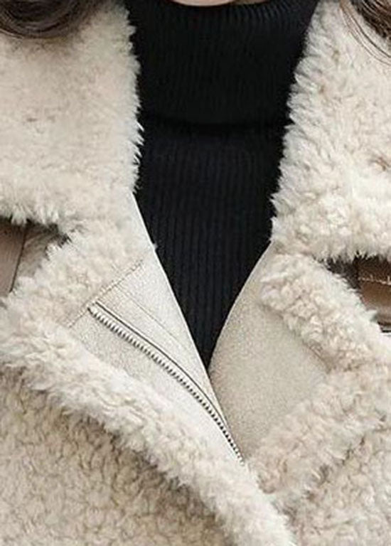 Bohemian Khaki Zip Up Pockets Faux Fur Winter Vest - vests - DYAVOR®