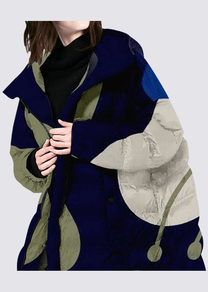 Bohemian Zip Up Print fashion Duck Down coat Winter - Down Jackets - DYAVOR®