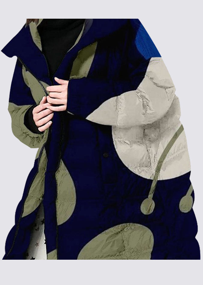 Bohemian Zip Up Print fashion Duck Down coat Winter - Down Jackets - DYAVOR®
