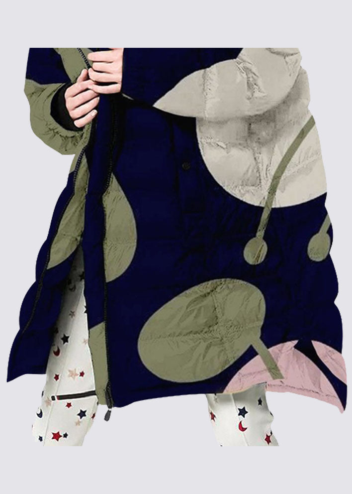 Bohemian Zip Up Print fashion Duck Down coat Winter - Down Jackets - DYAVOR®