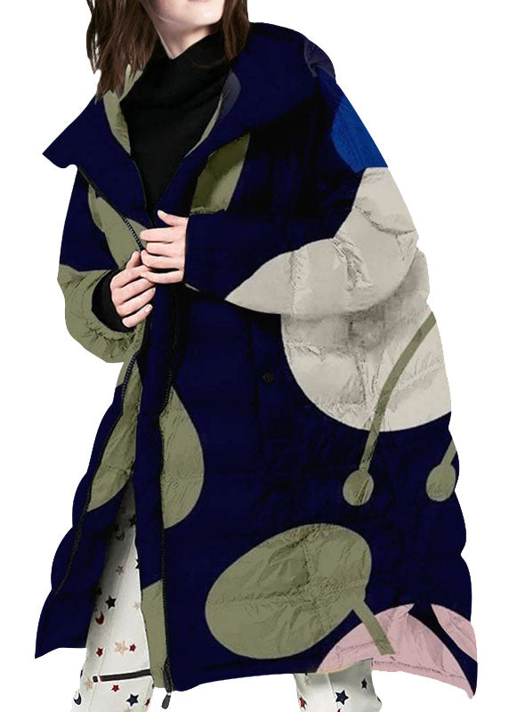 Bohemian Zip Up Print fashion Duck Down coat Winter - Down Jackets - DYAVOR®