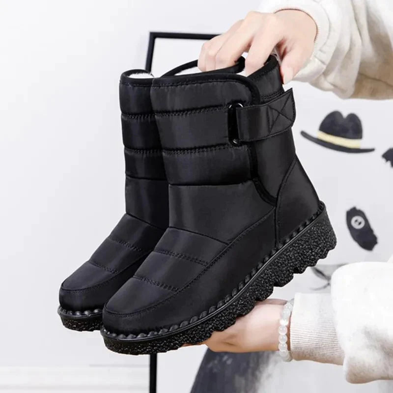 GRW Orthopedic Boots For Women Waterproof Comfortable Fur Lined Ankle Winter Snow Boots - Orthopedic Shoes - DYAVOR®