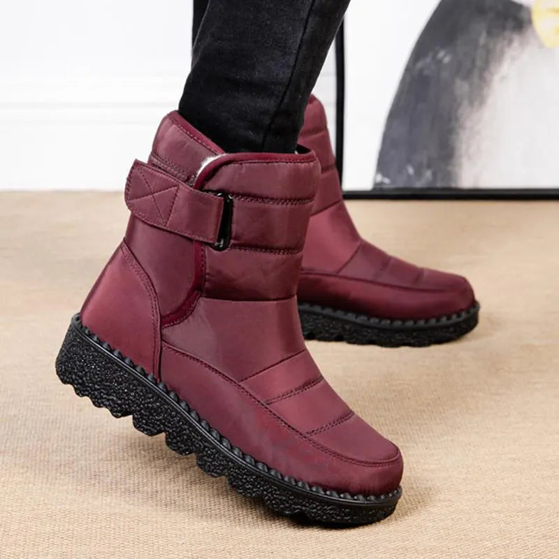 GRW Orthopedic Boots For Women Waterproof Comfortable Fur Lined Ankle Winter Snow Boots - Orthopedic Shoes - DYAVOR®