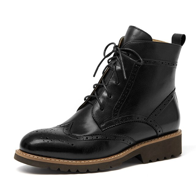 Bradley Women's Leather Ankle Boots - Boots - DYAVOR®