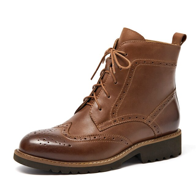 Bradley Women's Leather Ankle Boots - Boots - DYAVOR®