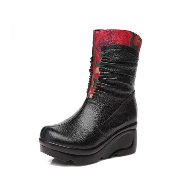 Burgo Women's Non-Slip Leather Boots - Boots - DYAVOR®