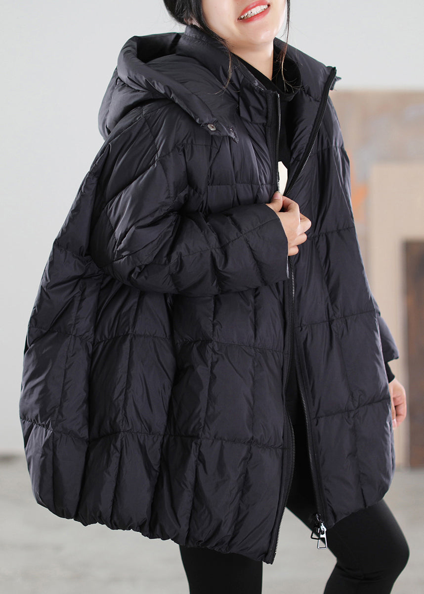 Casual Red Zippered Button Removable Duck Down Coat Winter - Down Jackets - DYAVOR®