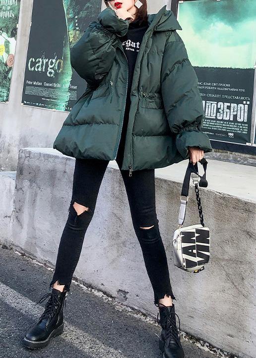 Casual green Parkas for women oversize down jacket winter hooded winter coats - - DYAVOR®