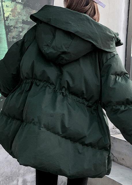 Casual green Parkas for women oversize down jacket winter hooded winter coats - - DYAVOR®
