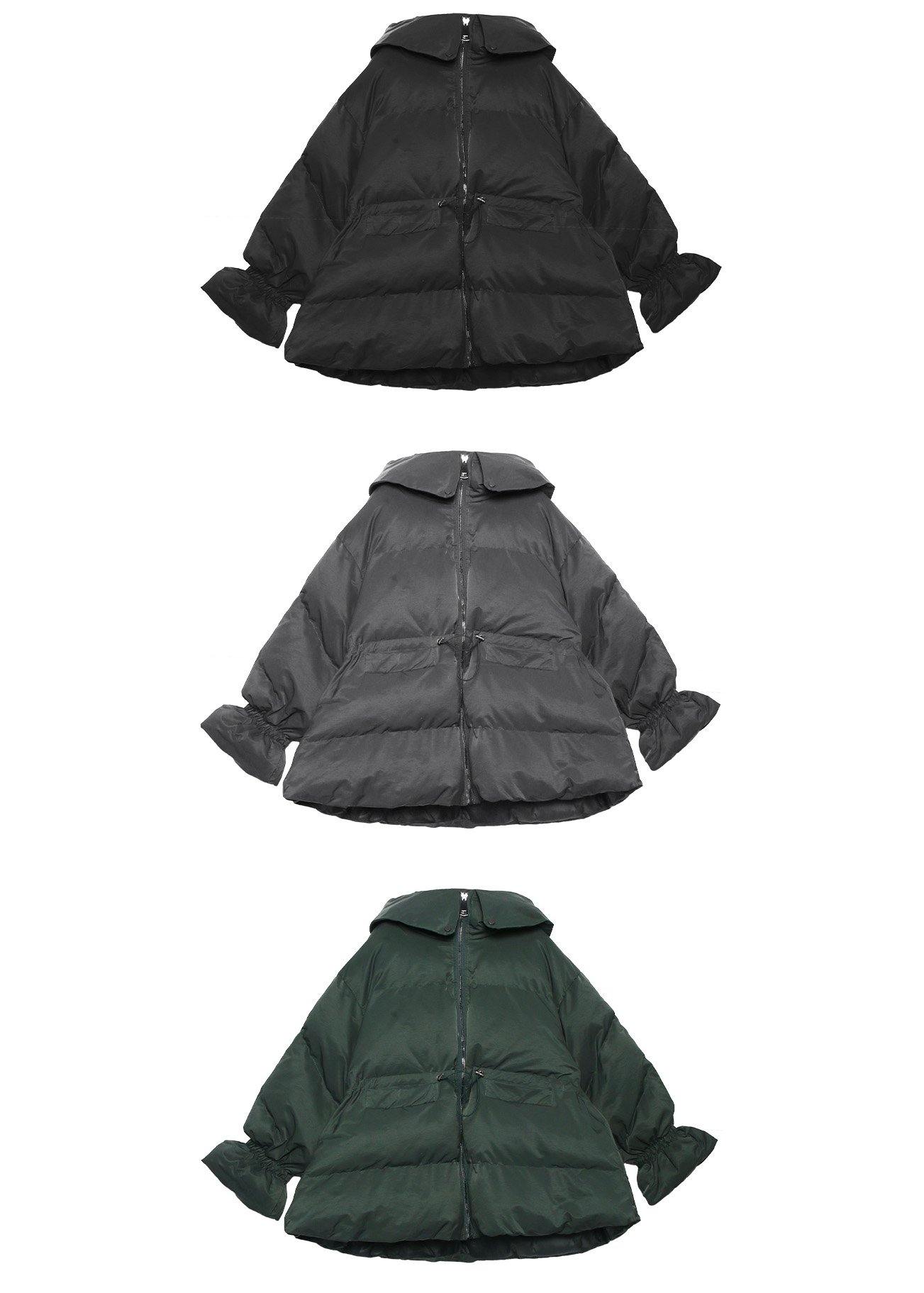 Casual green Parkas for women oversize down jacket winter hooded winter coats - - DYAVOR®