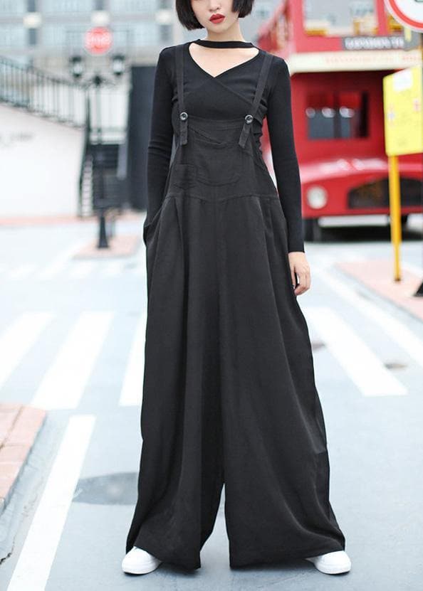 Casual women summer new blended wide leg pants plus size carpenter pants - - DYAVOR®