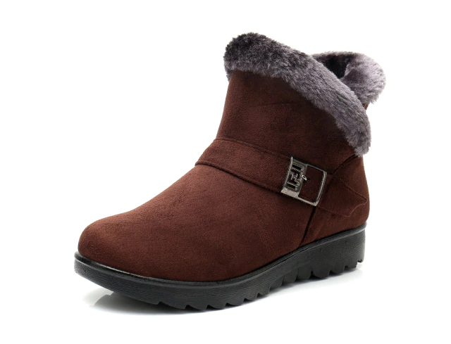 Changae Women's Platform Snow Black Booties - Bootie - DYAVOR®