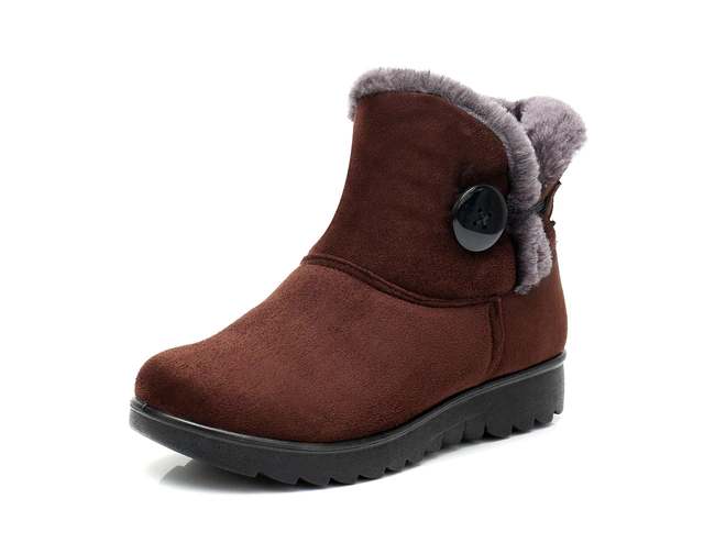 Changae Women's Platform Snow Black Booties - Bootie - DYAVOR®