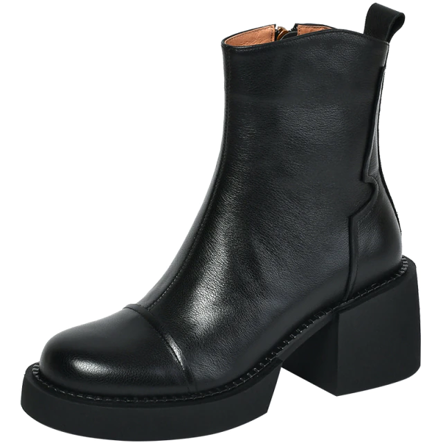 Chantal Women's Genuine Leather Ankle Boots - Boots - DYAVOR®