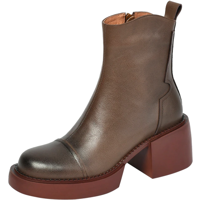 Chantal Women's Genuine Leather Ankle Boots - Boots - DYAVOR®