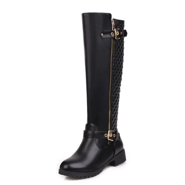 Charles Women's Winter Knee High Black Boots - Boots - DYAVOR®