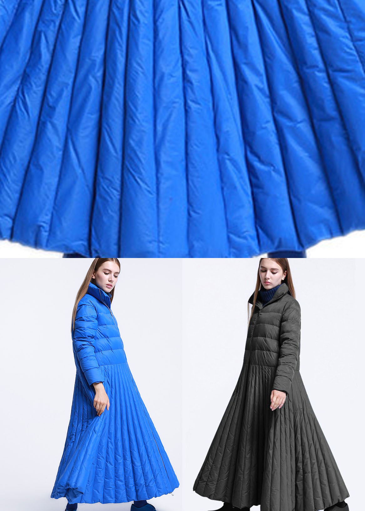 Chic Black Casual Pockets Circle Winter Duck Down coat - Down Jackets - DYAVOR®