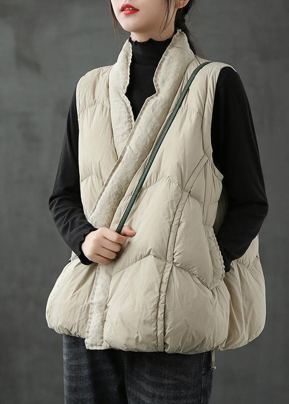 DIY Black fashion Warm Winter Puffer Vest - vests - DYAVOR®