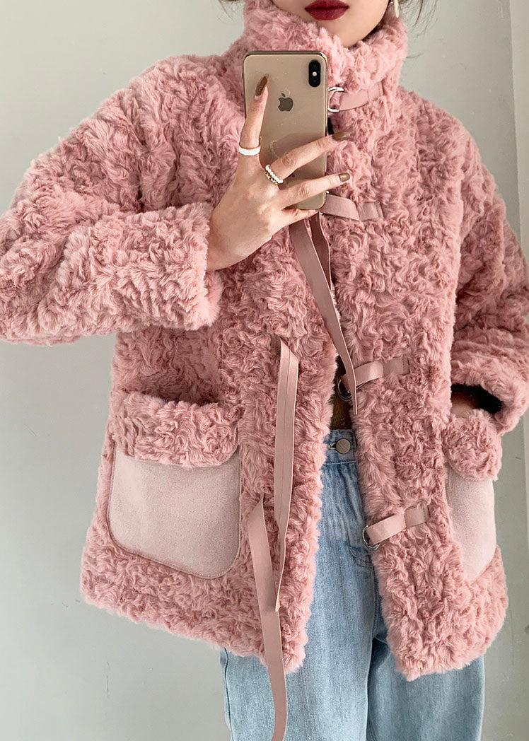 DIY Light Green Pockets Faux Fur Winter outwear - Down Jackets - DYAVOR®