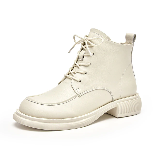Denis Women's Leather Black Boots - Boots - DYAVOR®