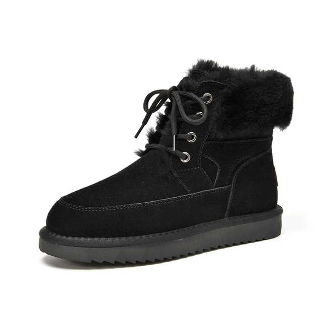Duena Women's Snow Black Boots - Boots - DYAVOR®