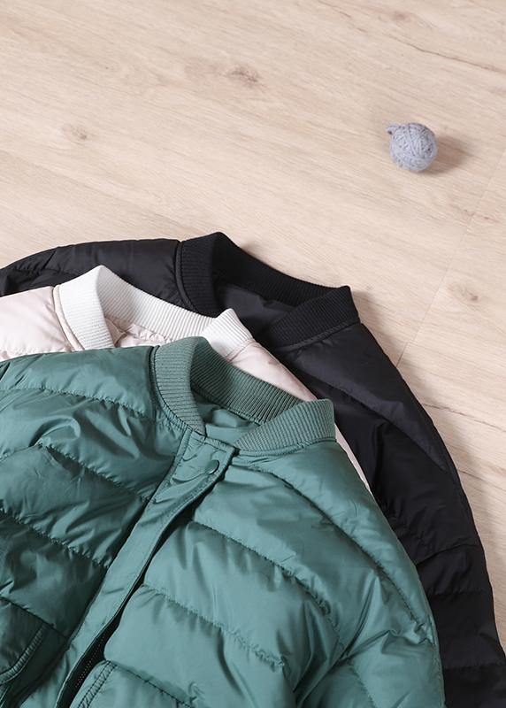 Elegant green down coat winter plus size down jacket Large pockets Elegant Jackets - - DYAVOR®