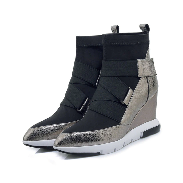 Erwin Women's Leather Platform Boots - Boots - DYAVOR®