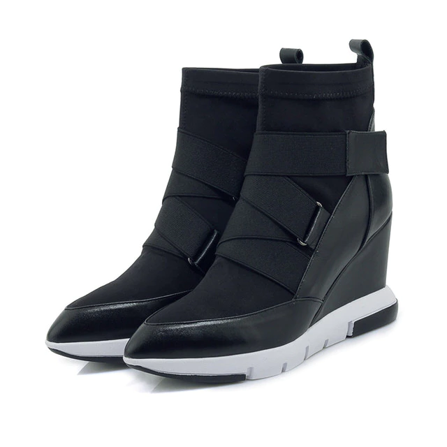 Erwin Women's Leather Platform Boots - Boots - DYAVOR®