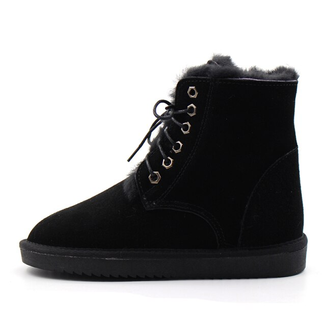 Fiera Women's Quality Snow Black Boots - Boots - DYAVOR®