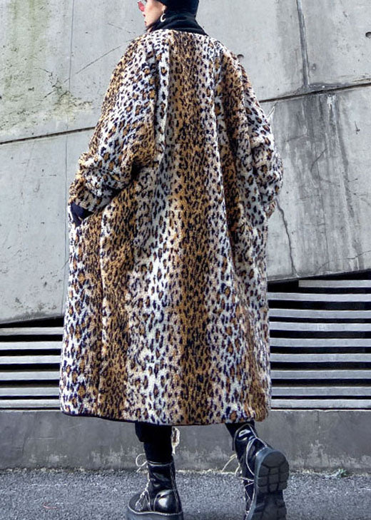 Fitted Leopard Thick Warm cinch jackets Winter Coat - Down Jackets - DYAVOR®